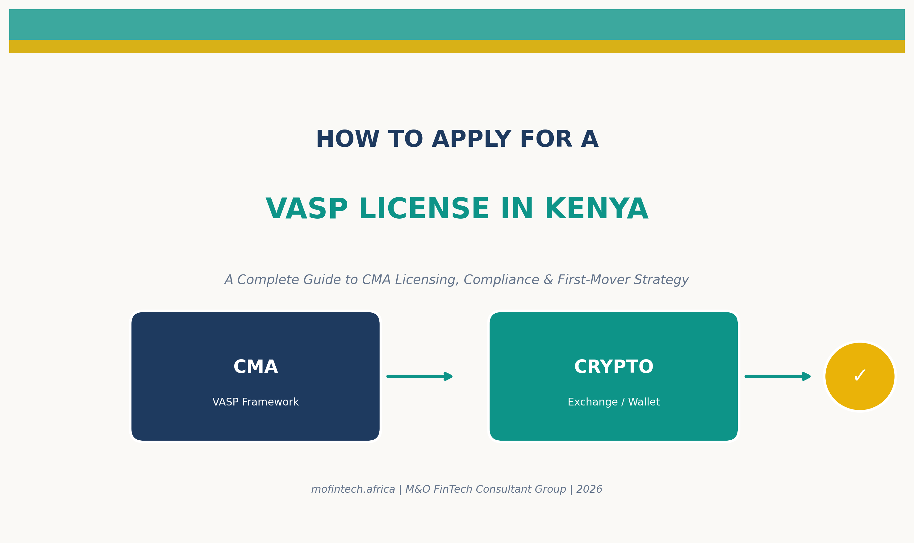 How to Apply for a VASP License in Kenya: A Complete Guide to CMA Licensing, Compliance & First-Mover Strategy